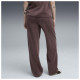 Puma Γυναικείο παντελόνι φόρμας Essentials Elevated Velour Rib Straight Leg Pants
